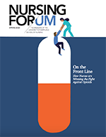 cover of the spring 2020 issue of nursing forum magazine