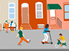 thumbnail image of children playing on a West Baltimore street