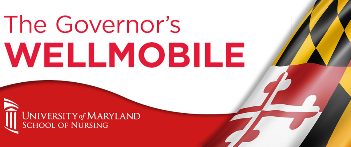 Governor's Wellmobile Maryland flag image