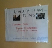 Quality Team News Poster