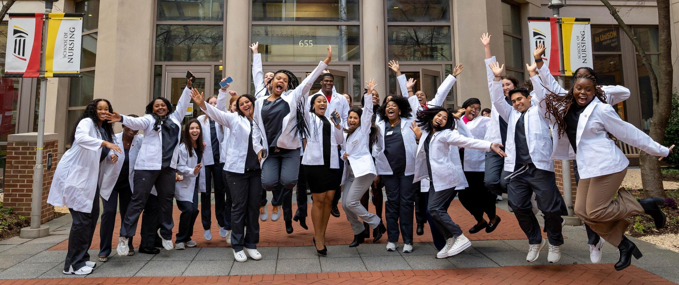 Jump into your nursing career. Join us for our Entry-into-Nursing Online Open Houses (BSN/MSN-E), April 6 in Baltimore and April 13 at USG. Learn more.
