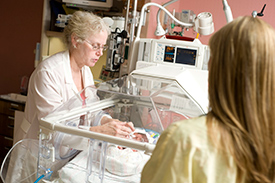 Jan Wilson with Infant