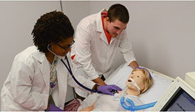 Students in Simulation Lab