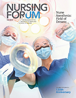 Nursing Forum Spring 2019 Cover