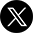 Logo of X, formerly Twitter
